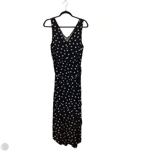 Dress Casual Maxi By A New Day In Polkadot Pattern, Size: M