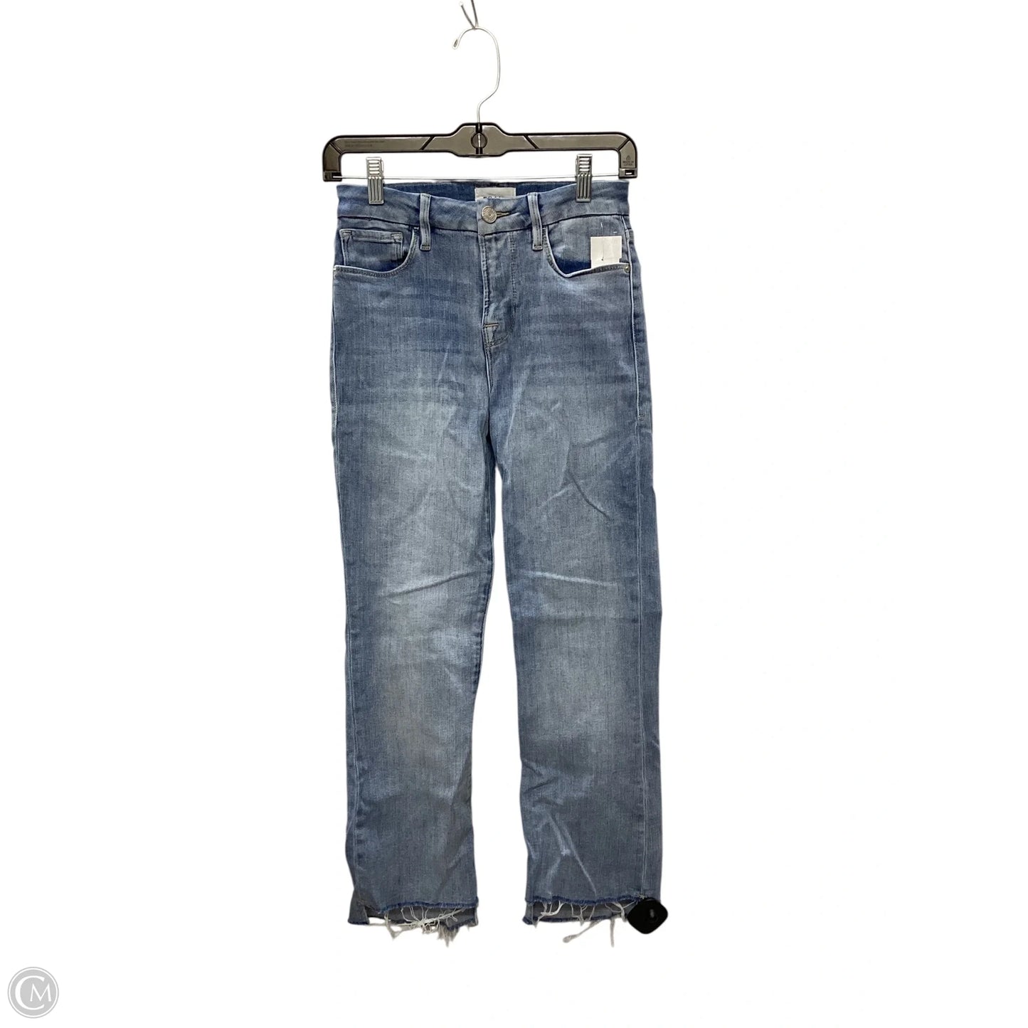 Jeans Boot Cut By Frame In Blue Denim, Size: 2