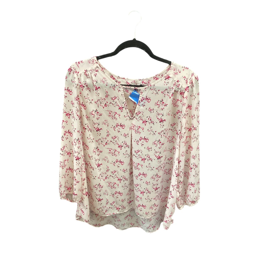 Top Long Sleeve By Kaari Blue In Pink, Size: Xl