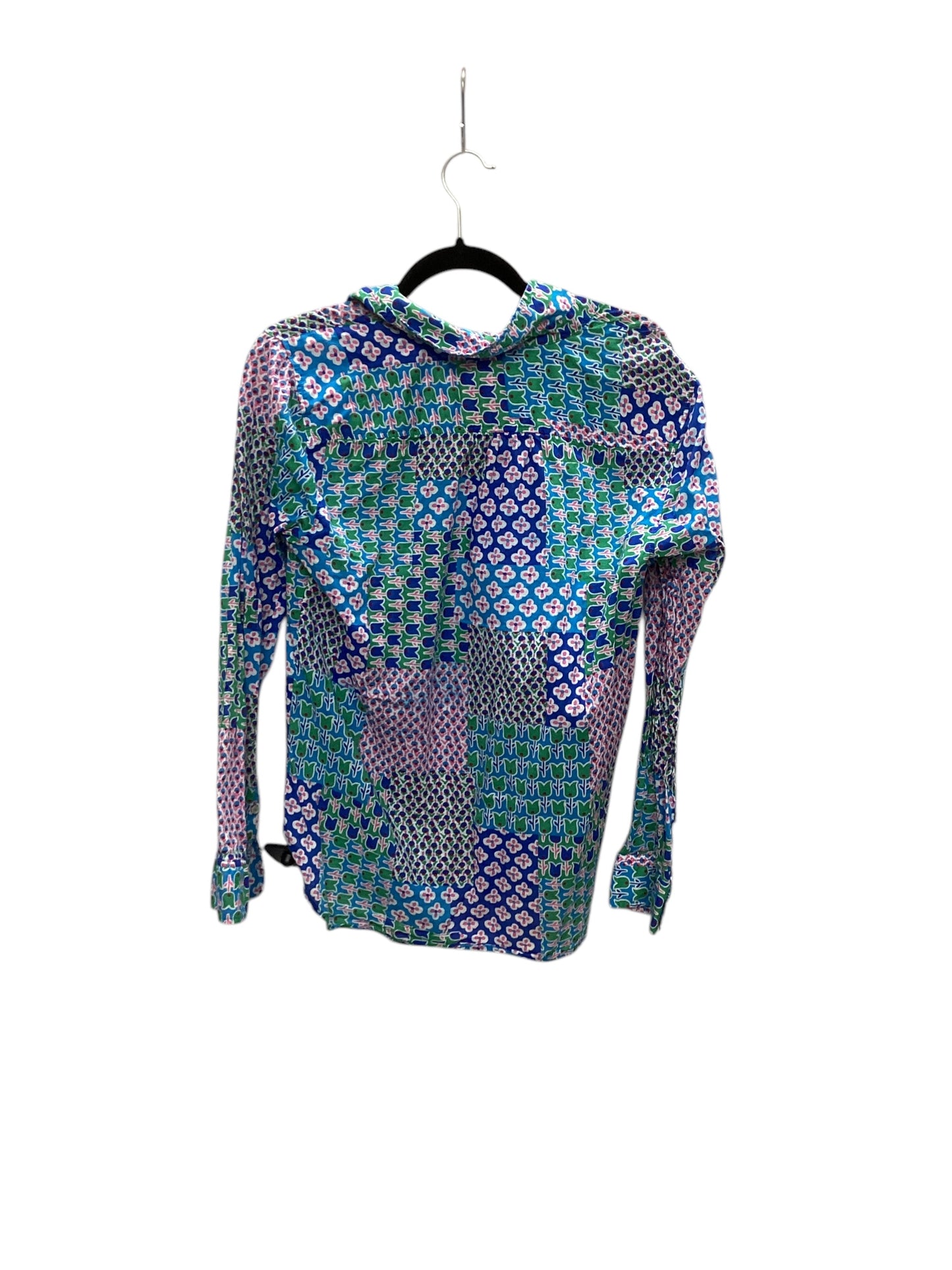 Top Long Sleeve By Talbots In Multi-colored, Size: M