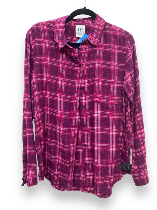 Top Long Sleeve By Gap In Pink, Size: S