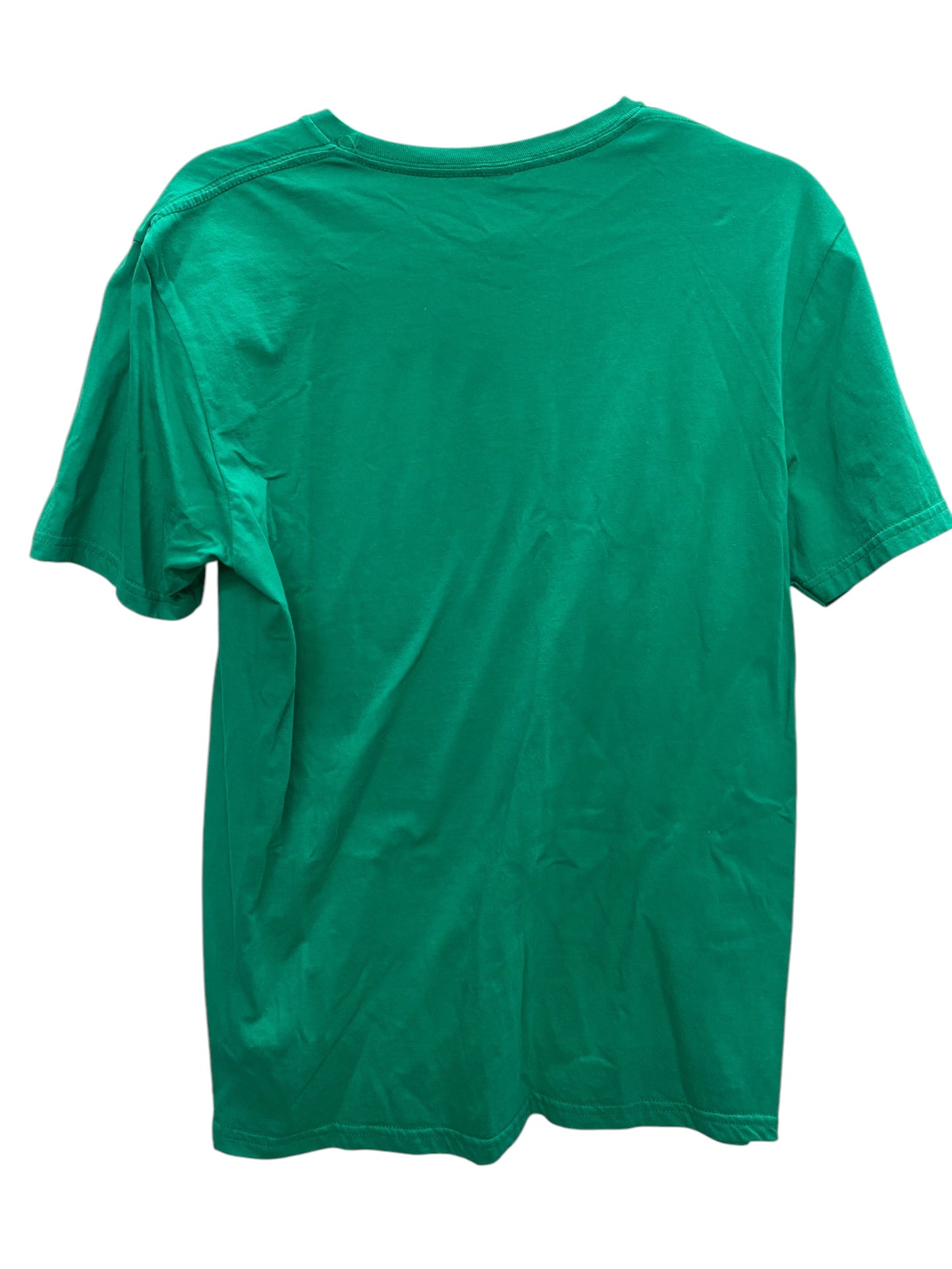 Top Short Sleeve By Gildan In Green, Size: M