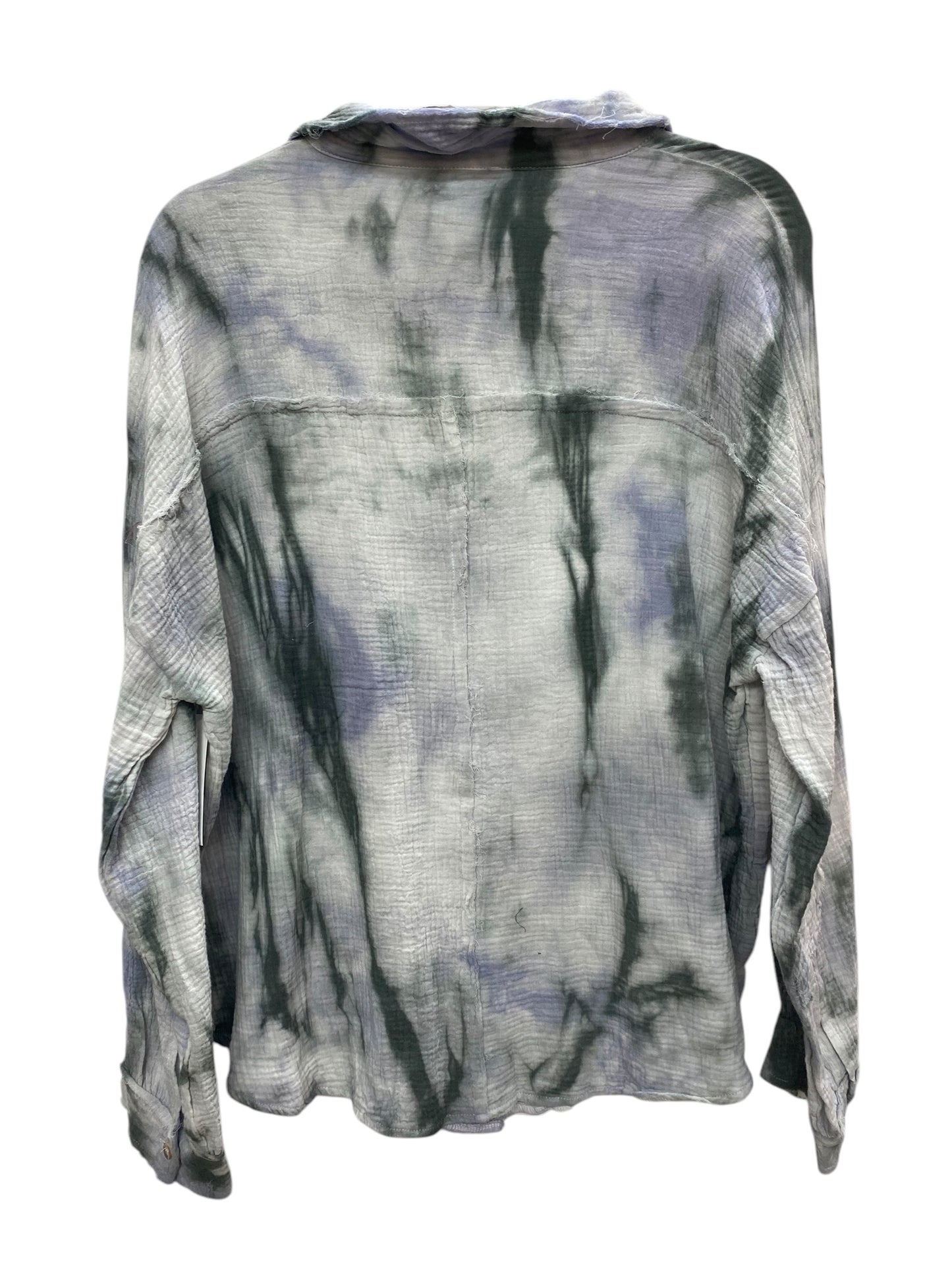 Top Long Sleeve By Pol In Multi-colored, Size: M