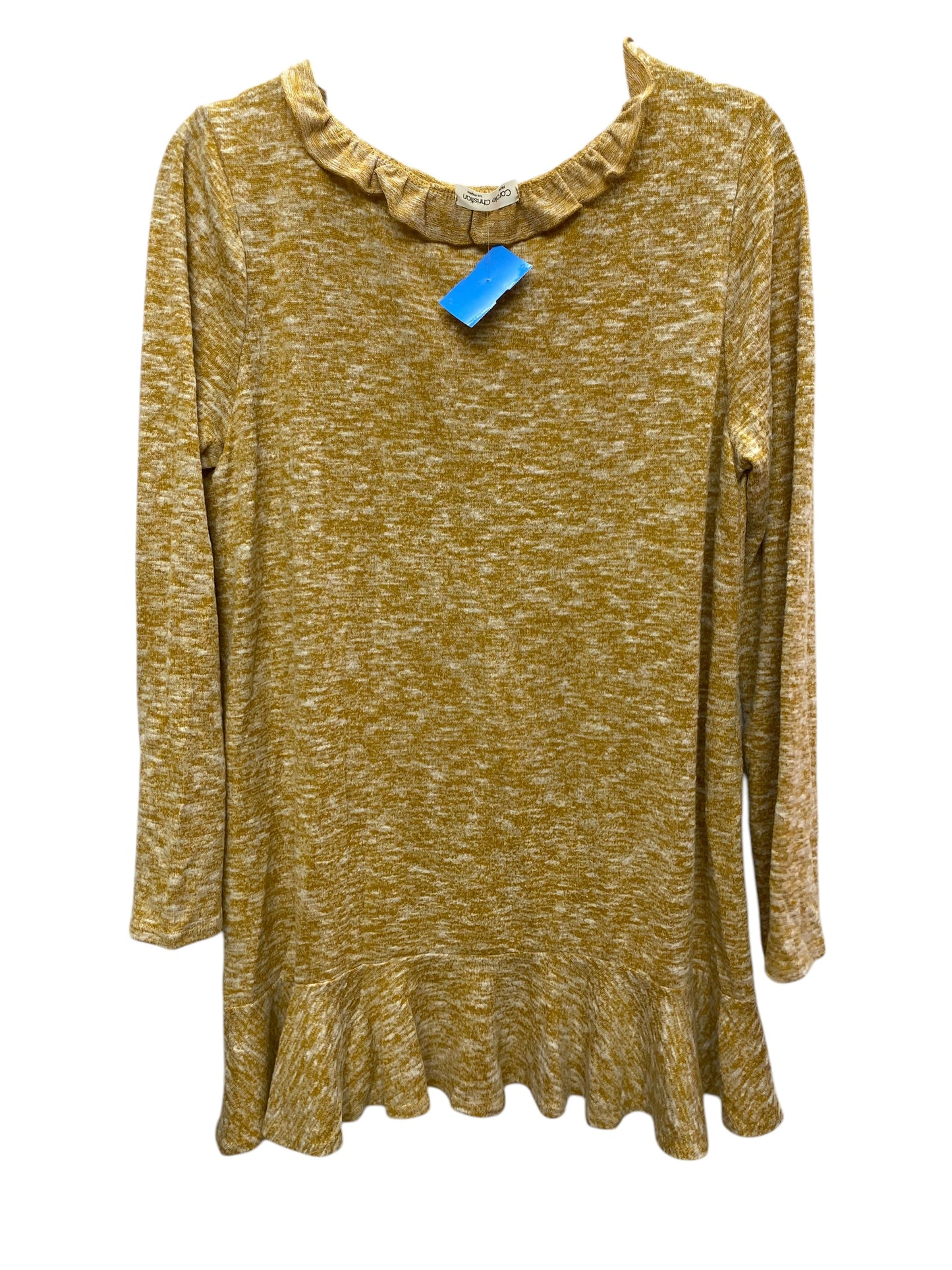 Top Long Sleeve By Clothes Mentor In Yellow, Size: M