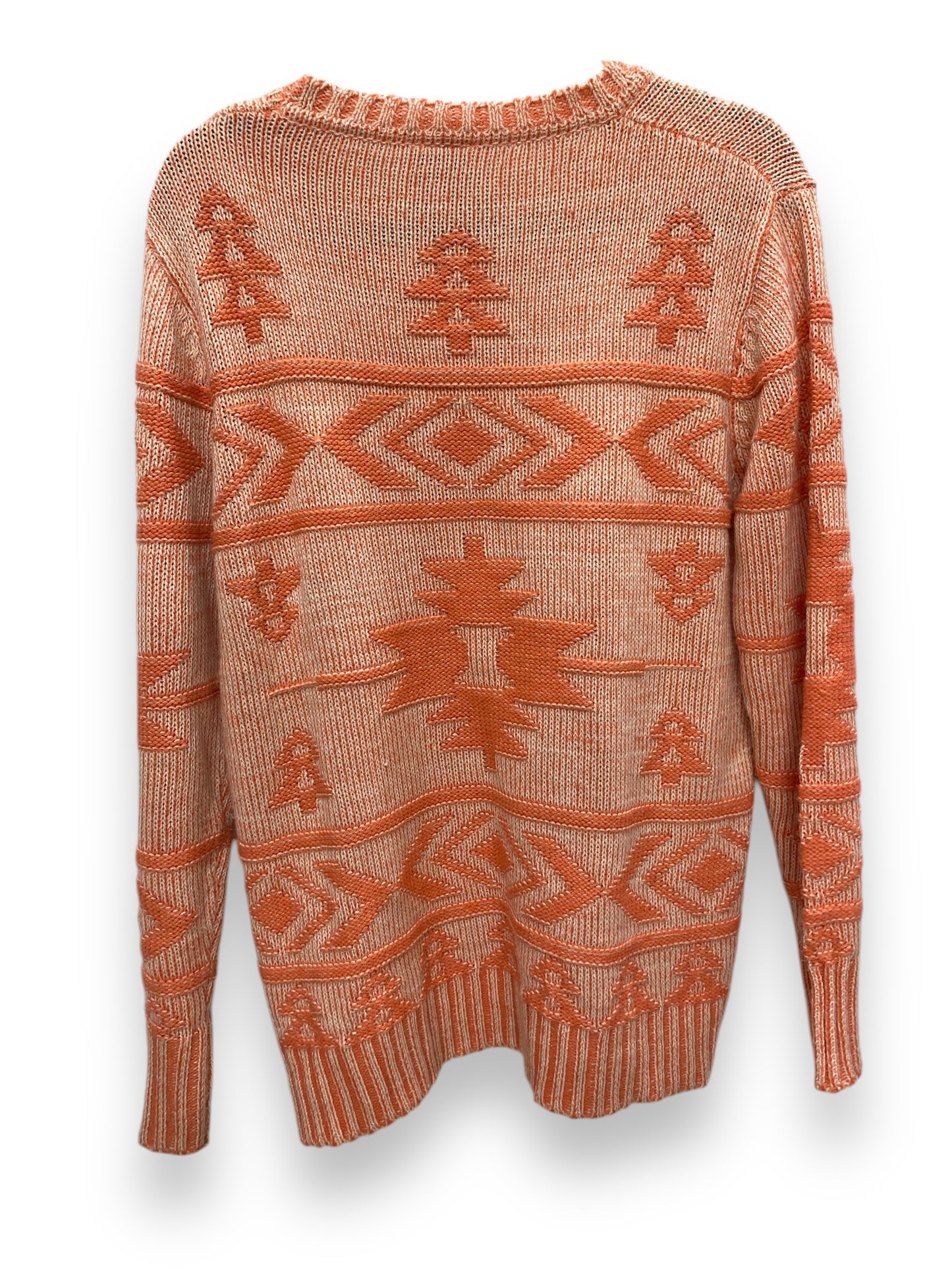 Sweater By Clothes Mentor In Orange, Size: M