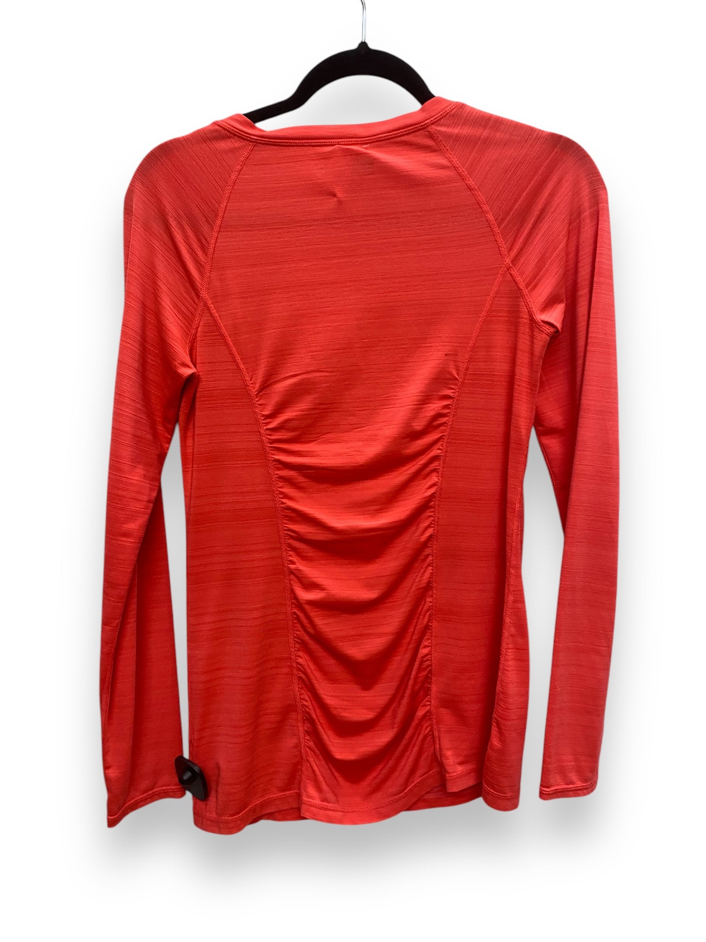 Athletic Top Long Sleeve Collar By Xersion In Red, Size: S