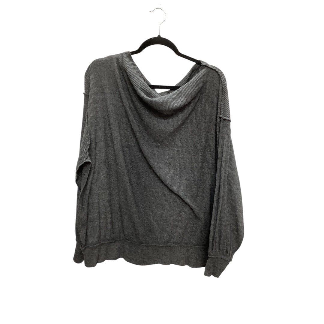 Top Long Sleeve By Free People In Grey, Size: S