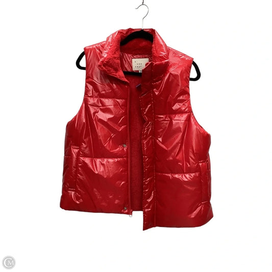 Vest Puffer & Quilted By A New Day In Red, Size: M