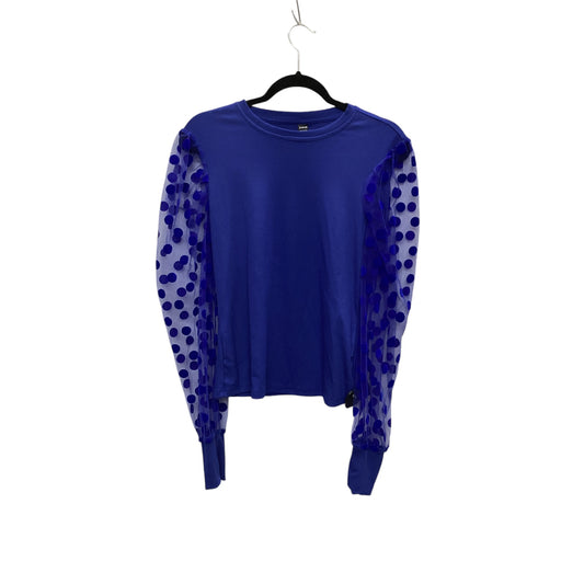 Top Long Sleeve By Shein In Blue, Size: Xl