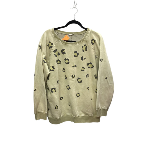 Sweatshirt Crewneck By Easel In Animal Print, Size: L