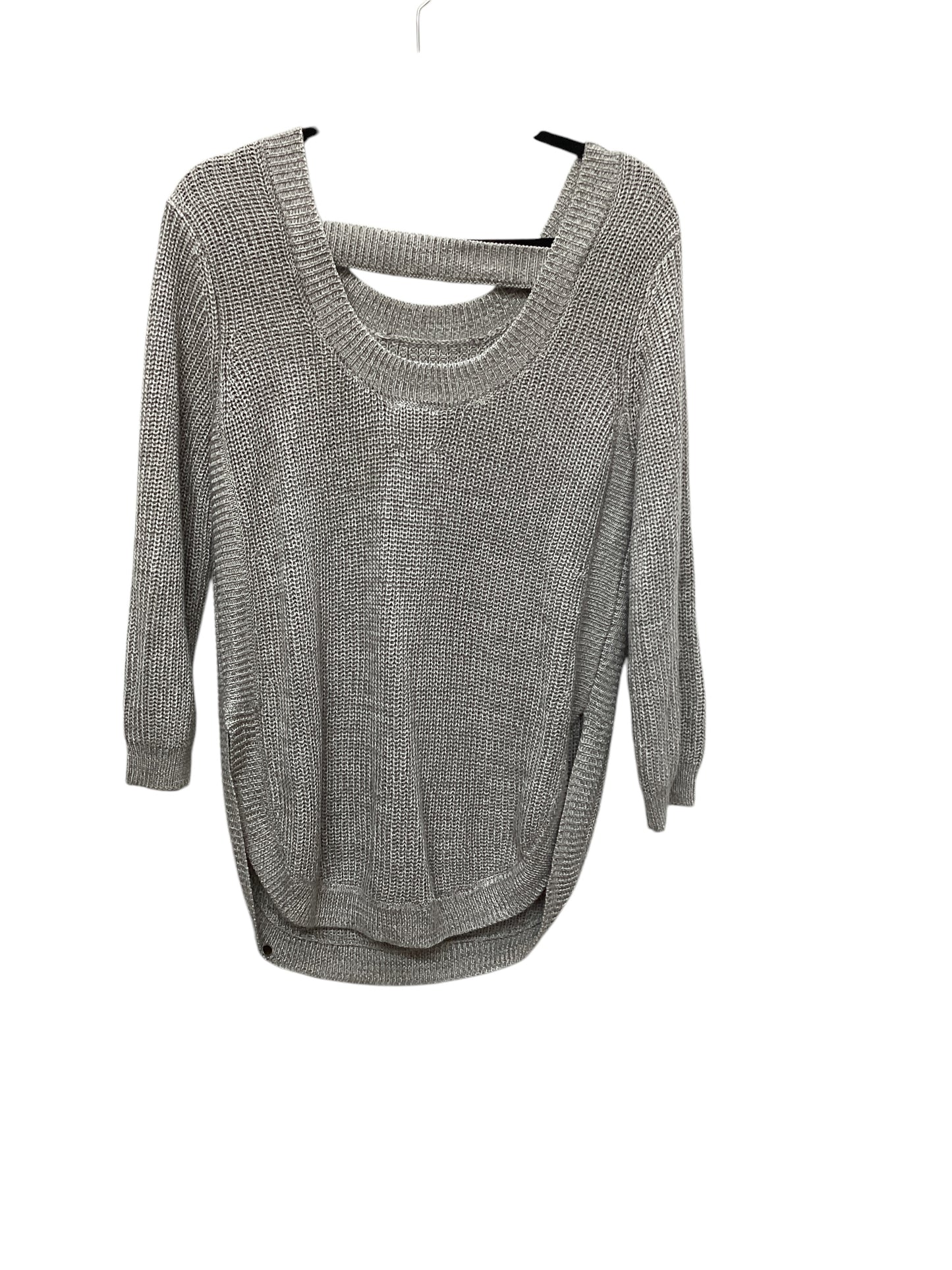 Top Long Sleeve By Harper In Grey, Size: S