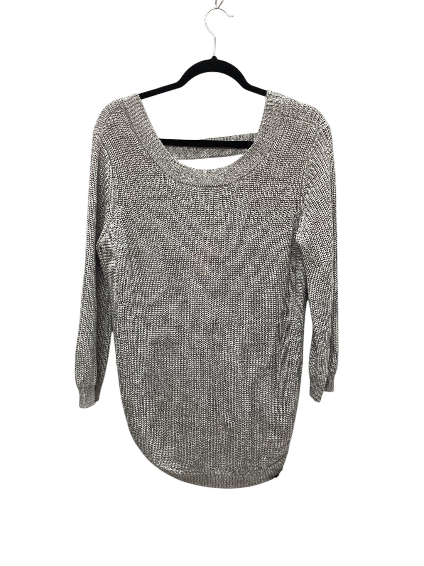 Top Long Sleeve By Harper In Grey, Size: S