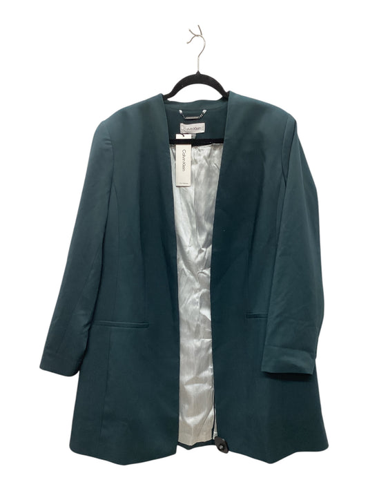 Blazer By Calvin Klein In Green, Size: 16