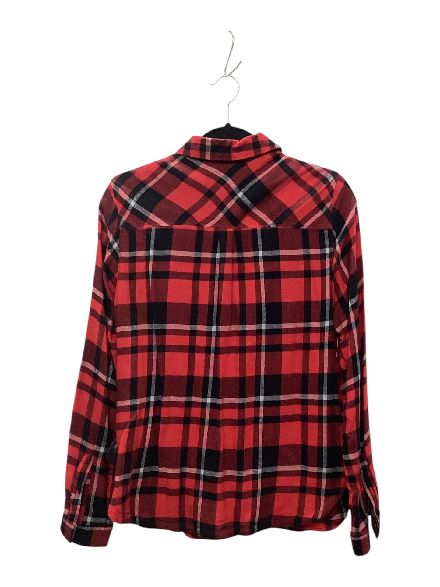 Top Long Sleeve By Columbia In Plaid Pattern, Size: S