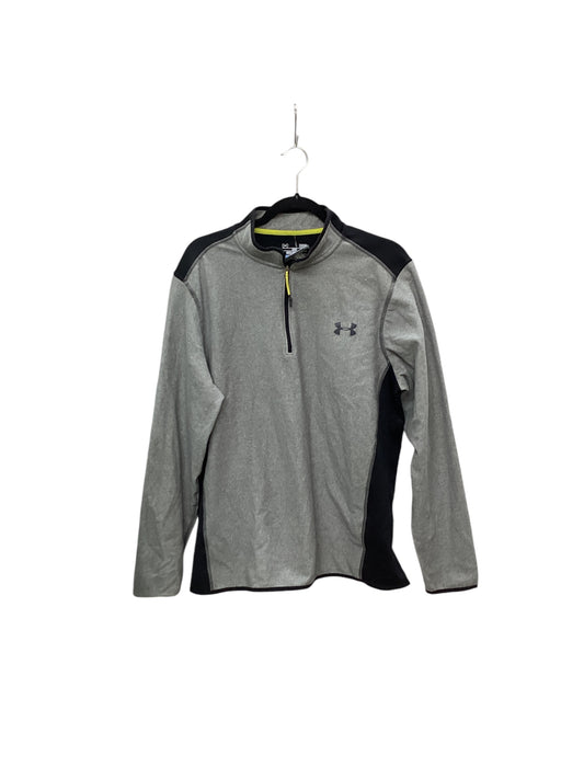 Athletic Jacket By Under Armour In Grey, Size: L