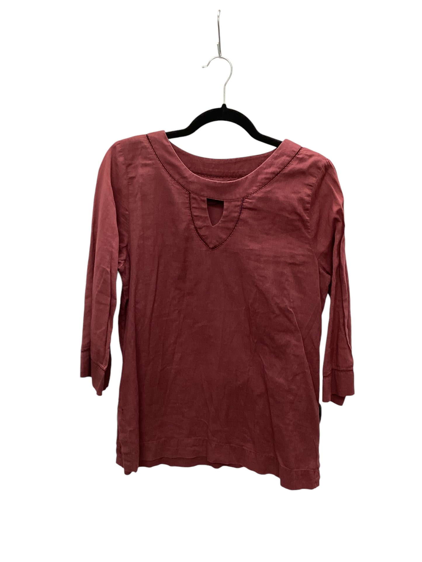 Top Long Sleeve Basic By White Stag In Red, Size: M