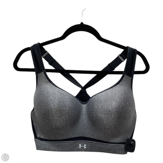 Athletic Bra By Under Armour In Grey