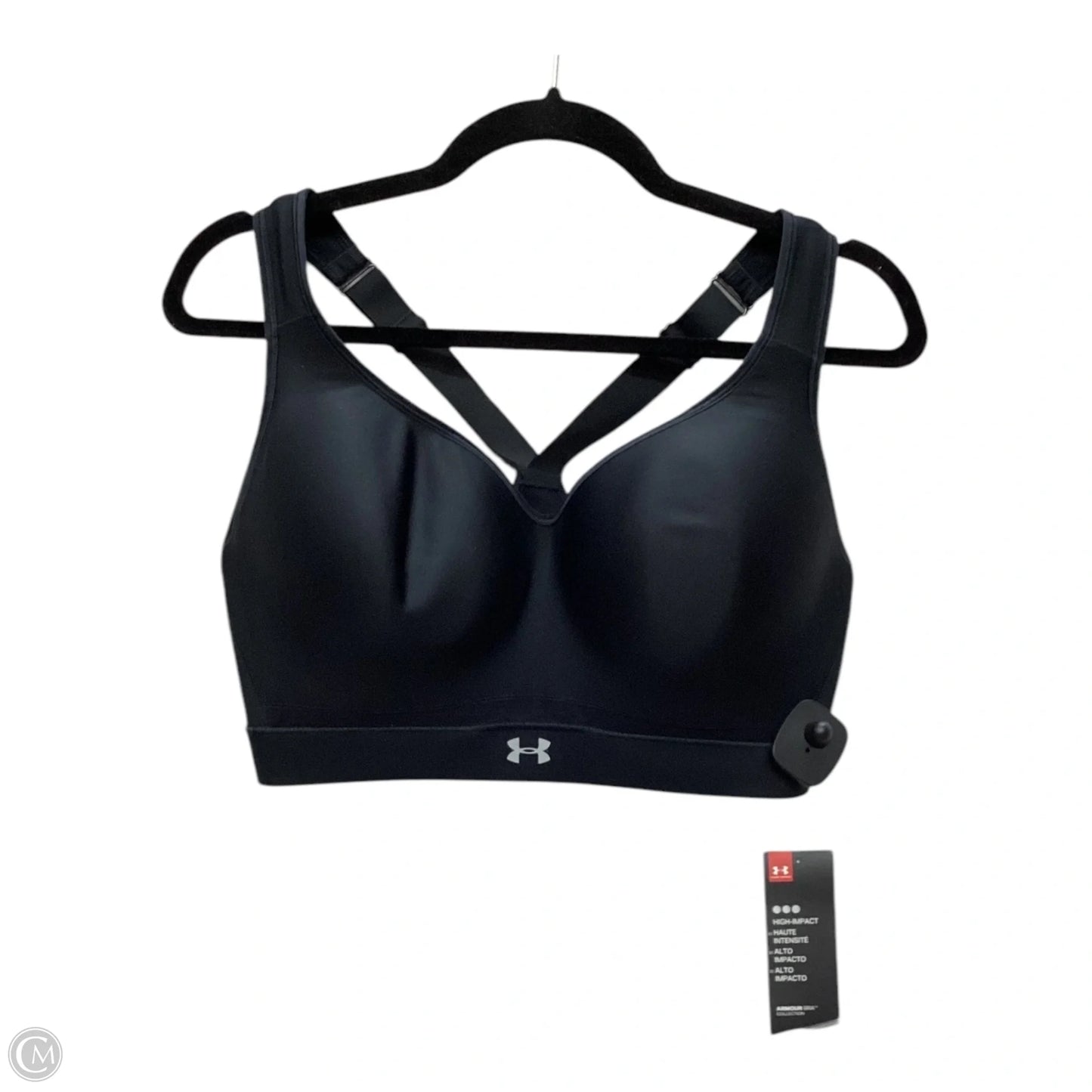 Athletic Bra By Under Armour In Black