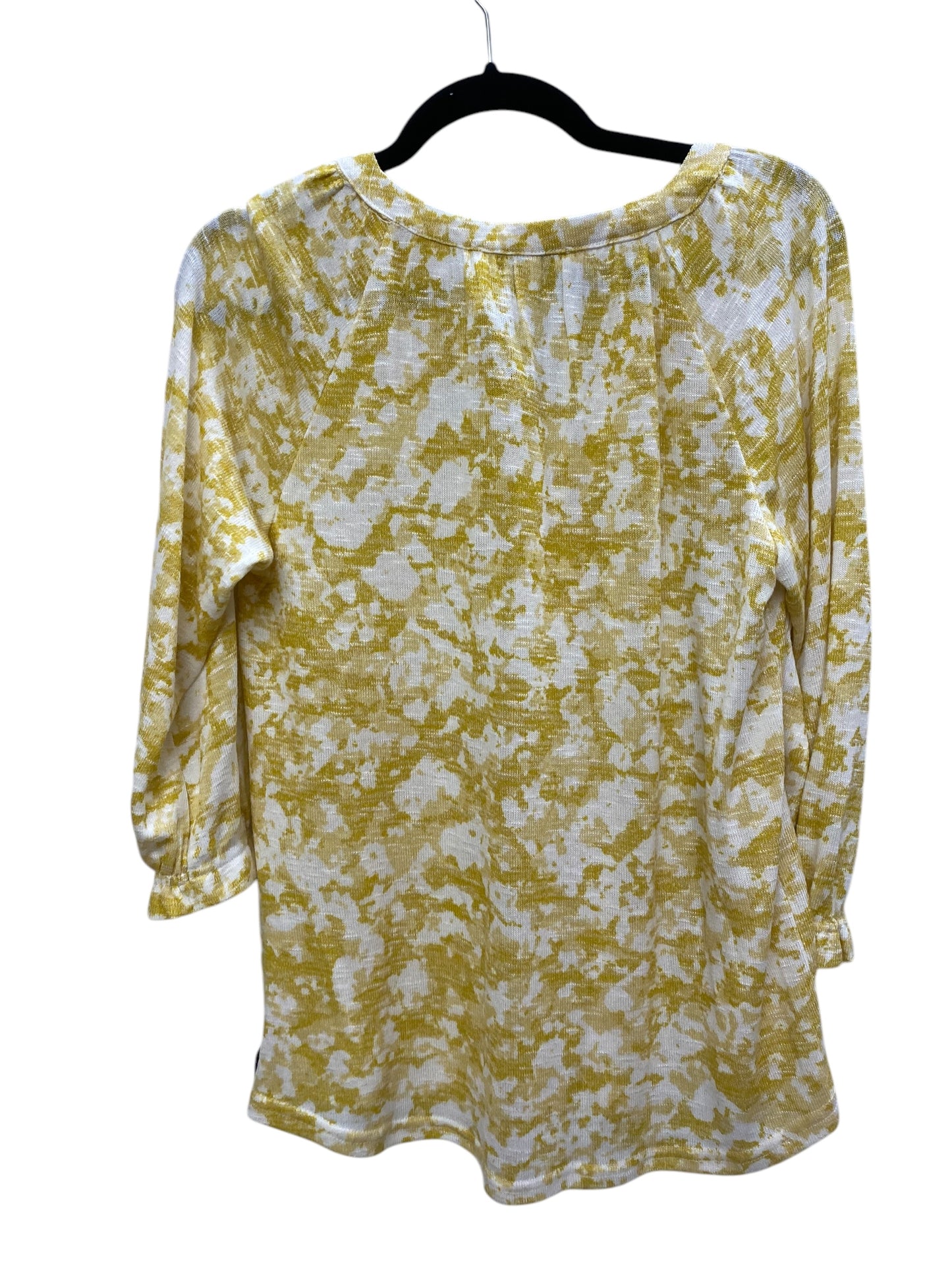 Top Long Sleeve Basic By Rose And Olive In Yellow, Size: S