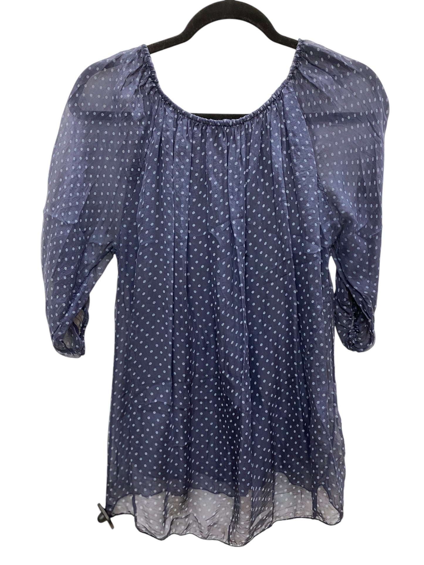 Top Long Sleeve By Clothes Mentor In Navy, Size: L