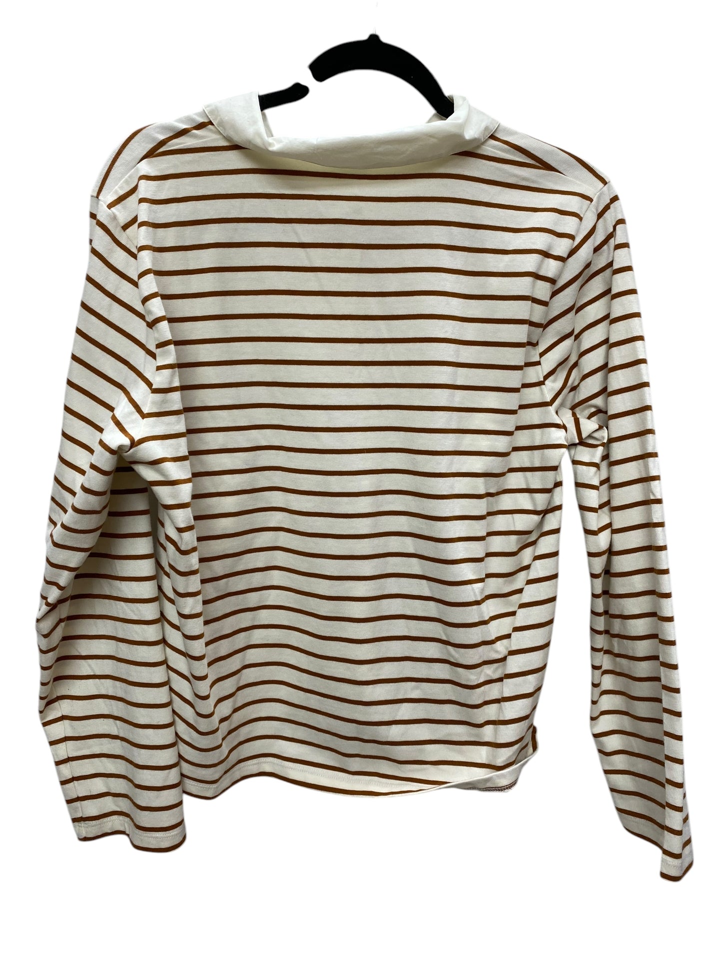 Top Long Sleeve By J. Crew In White, Size: M