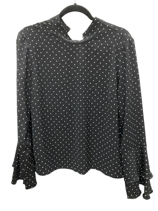 Top Long Sleeve By Clothes Mentor In Black, Size: L