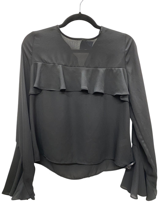 Top Long Sleeve Basic By Shinestar In Black, Size: M