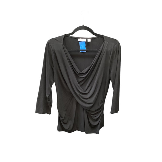 Top Long Sleeve By New York And Co In Black, Size: L