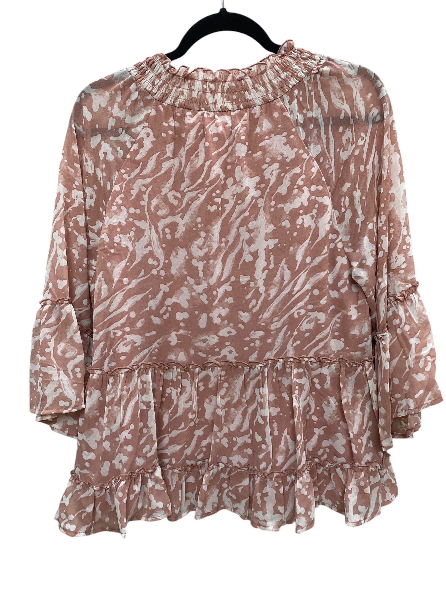 Top Long Sleeve By Entro In Pink, Size: M