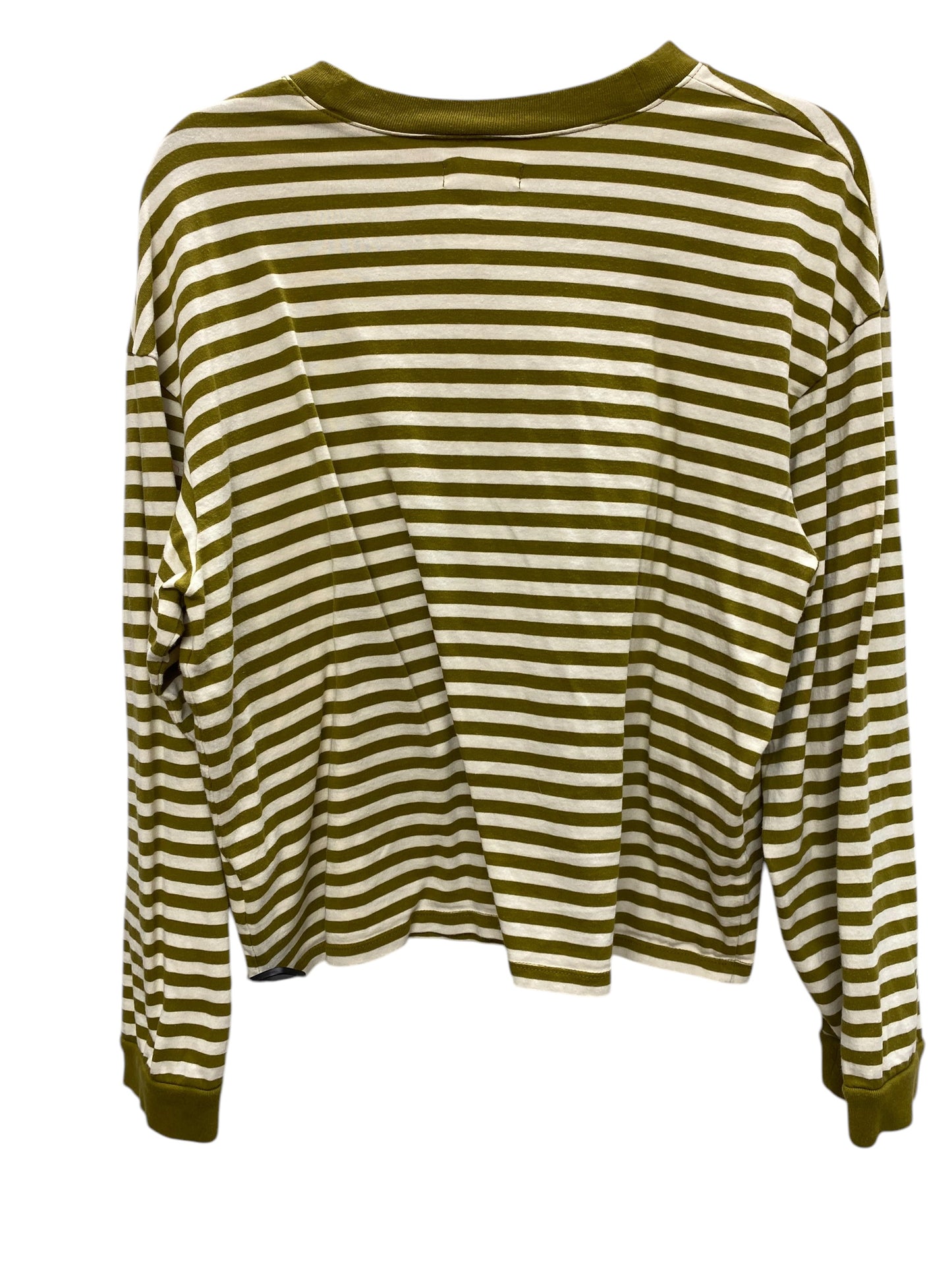 Top Long Sleeve Basic By Madewell In Green, Size: L