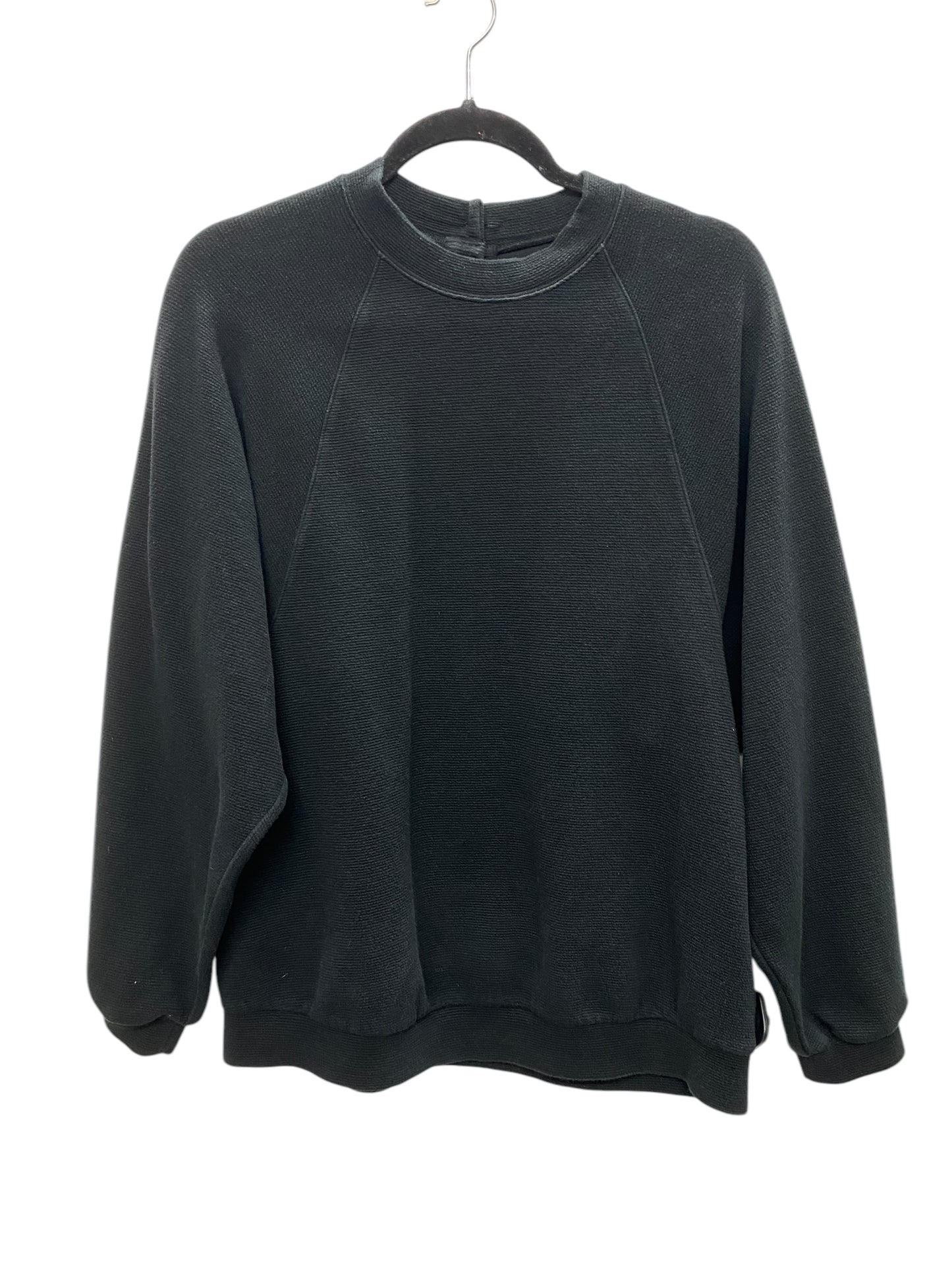 Sweatshirt Crewneck By Madewell In Black, Size: M