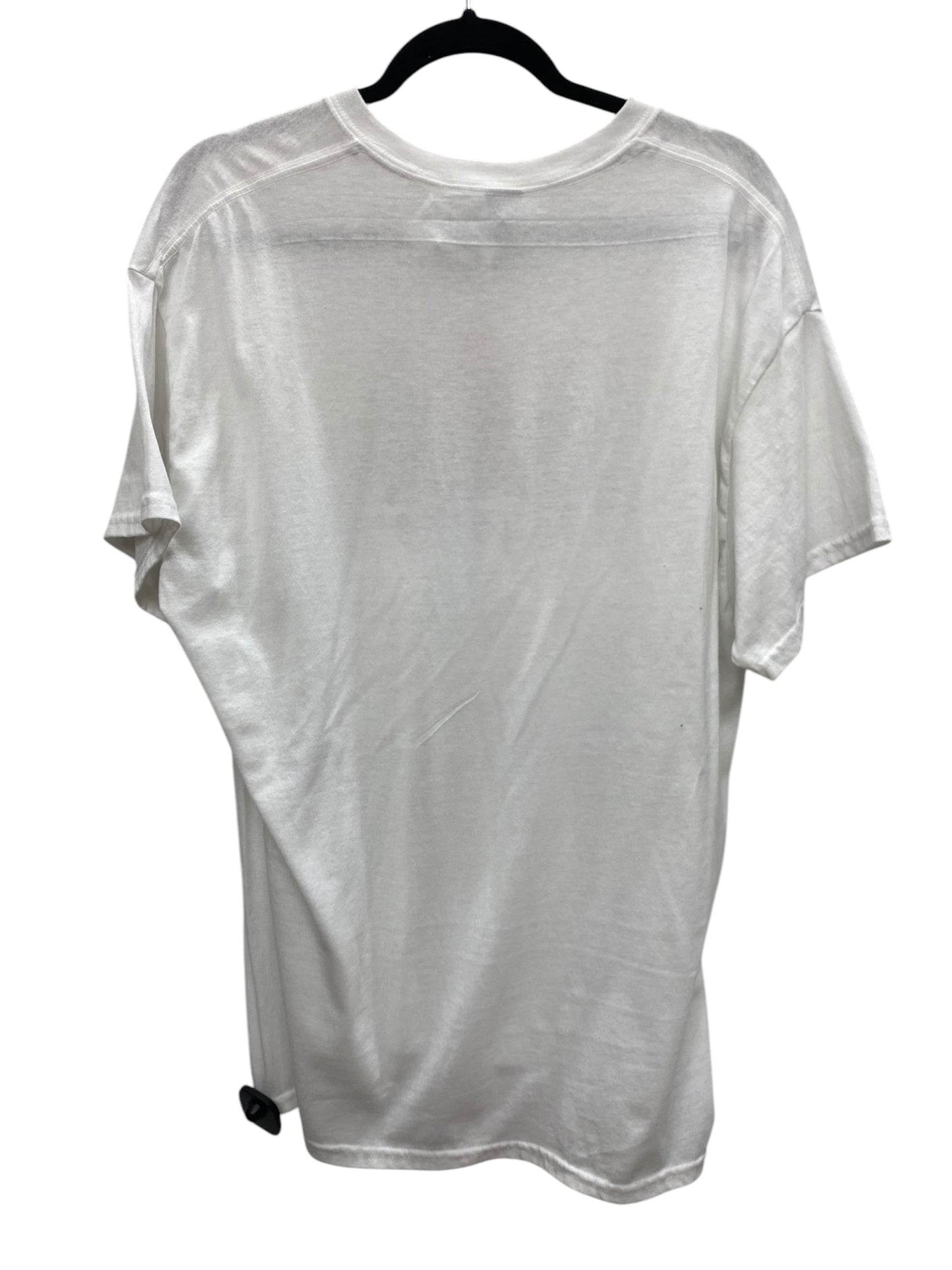 Top Short Sleeve By Gildan In White, Size: Xl