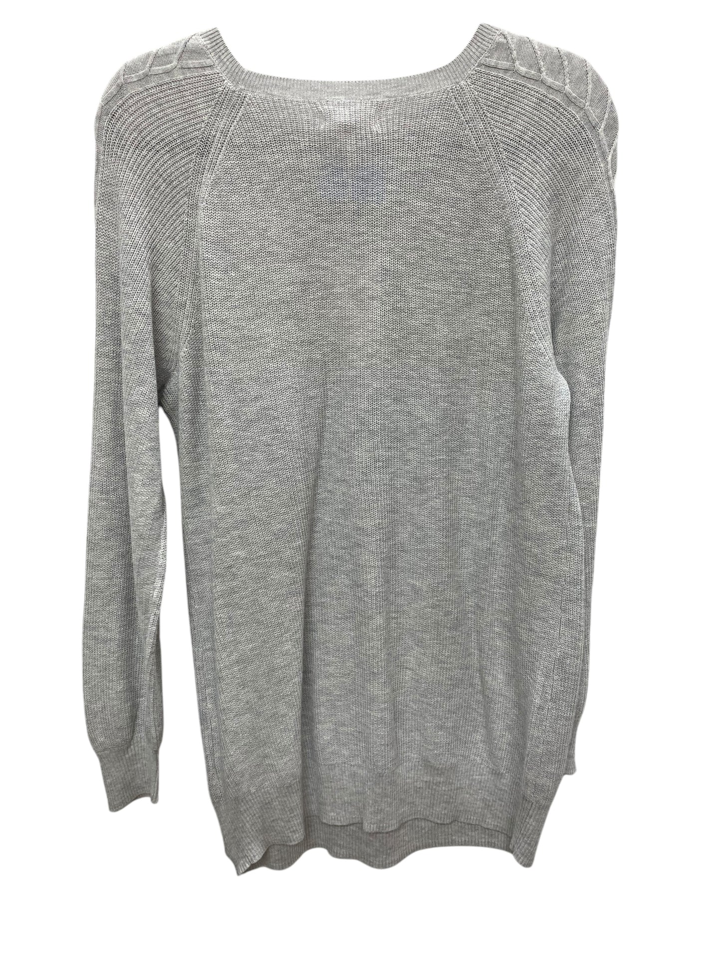 Top Long Sleeve By Clothes Mentor In Grey, Size: L