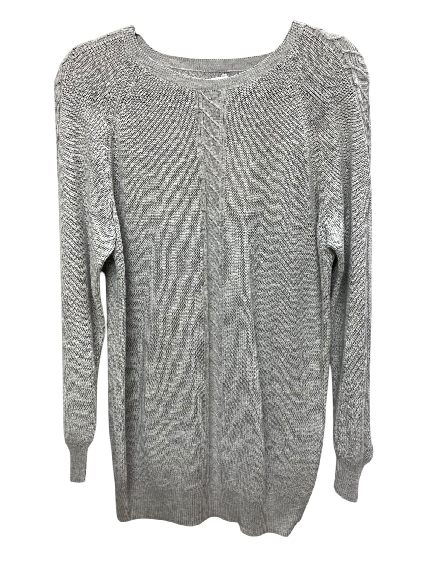 Top Long Sleeve By Clothes Mentor In Grey, Size: L