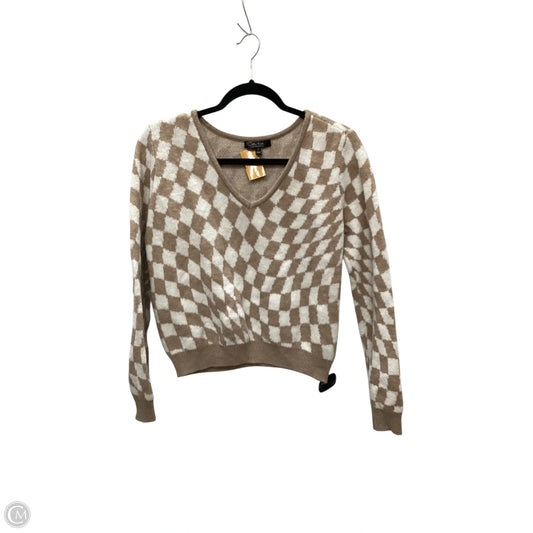 Top Long Sleeve By Clothes Mentor In Brown, Size: S