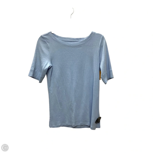 Top Short Sleeve By Chicos In Blue, Size: M