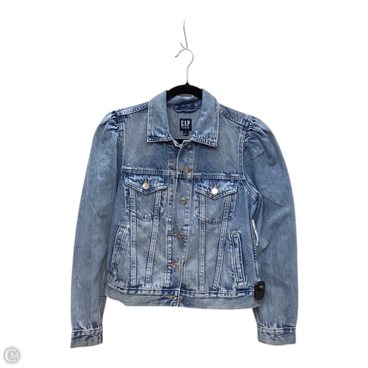 Jacket Denim By Gap In Blue Denim, Size: M
