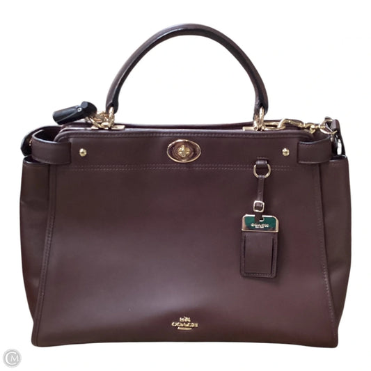 Handbag Designer By Coach, Size: Large