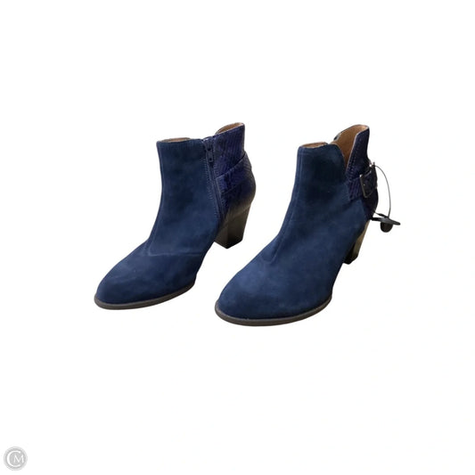 Boots Ankle Heels By Vionic In Blue, Size: 8.5