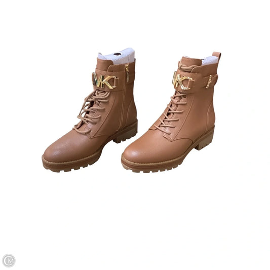 Boots Ankle Heels By Michael By Michael Kors In Brown, Size: 8