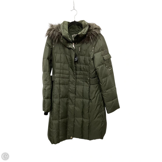Coat Puffer & Quilted By Zero Xposure In Green, Size: M