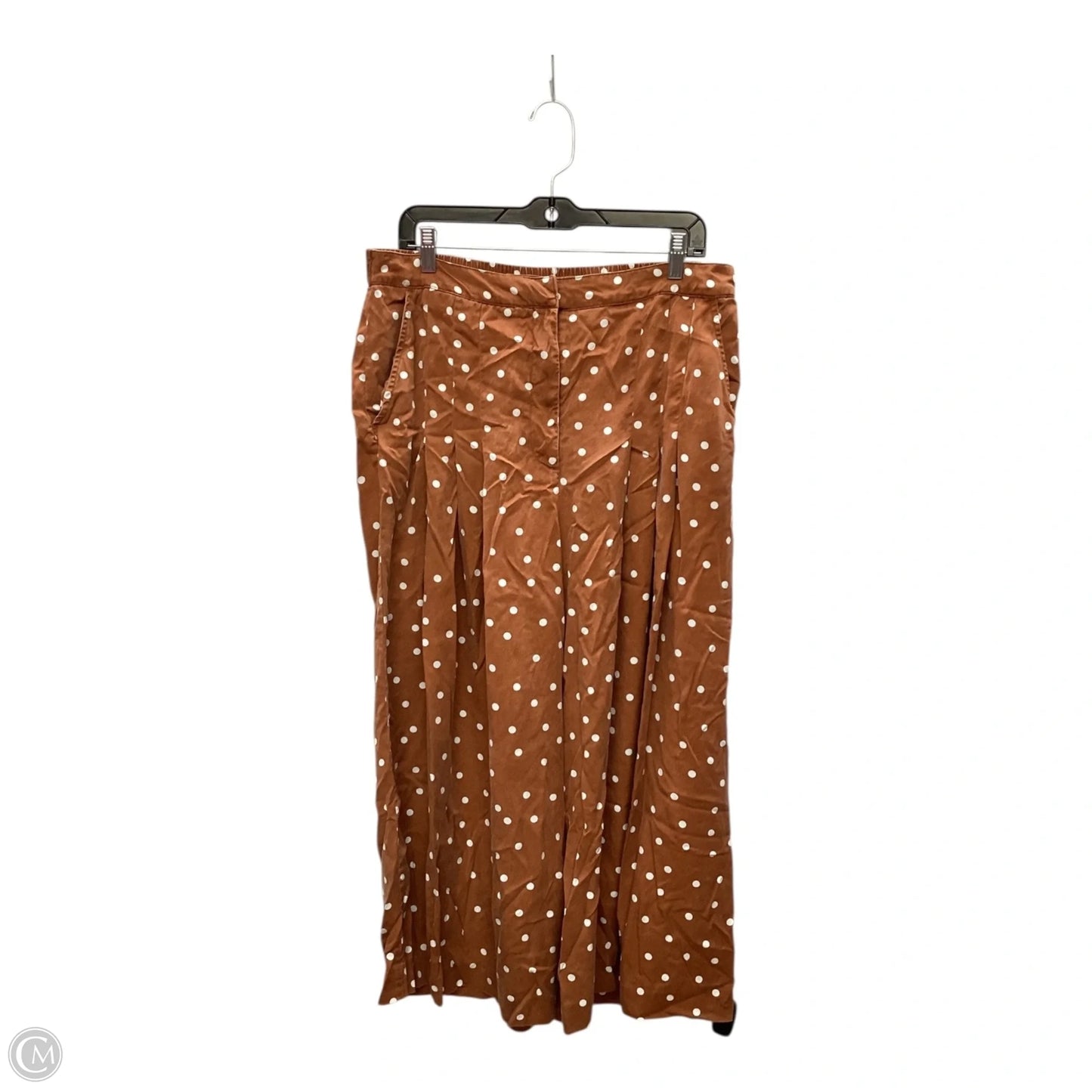 Pants Wide Leg By Anthropologie In Orange, Size: L