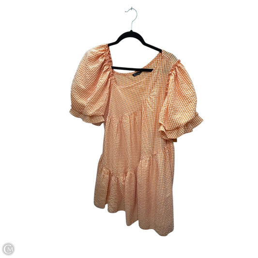 Dress Casual Short By Simplee In Orange, Size: M