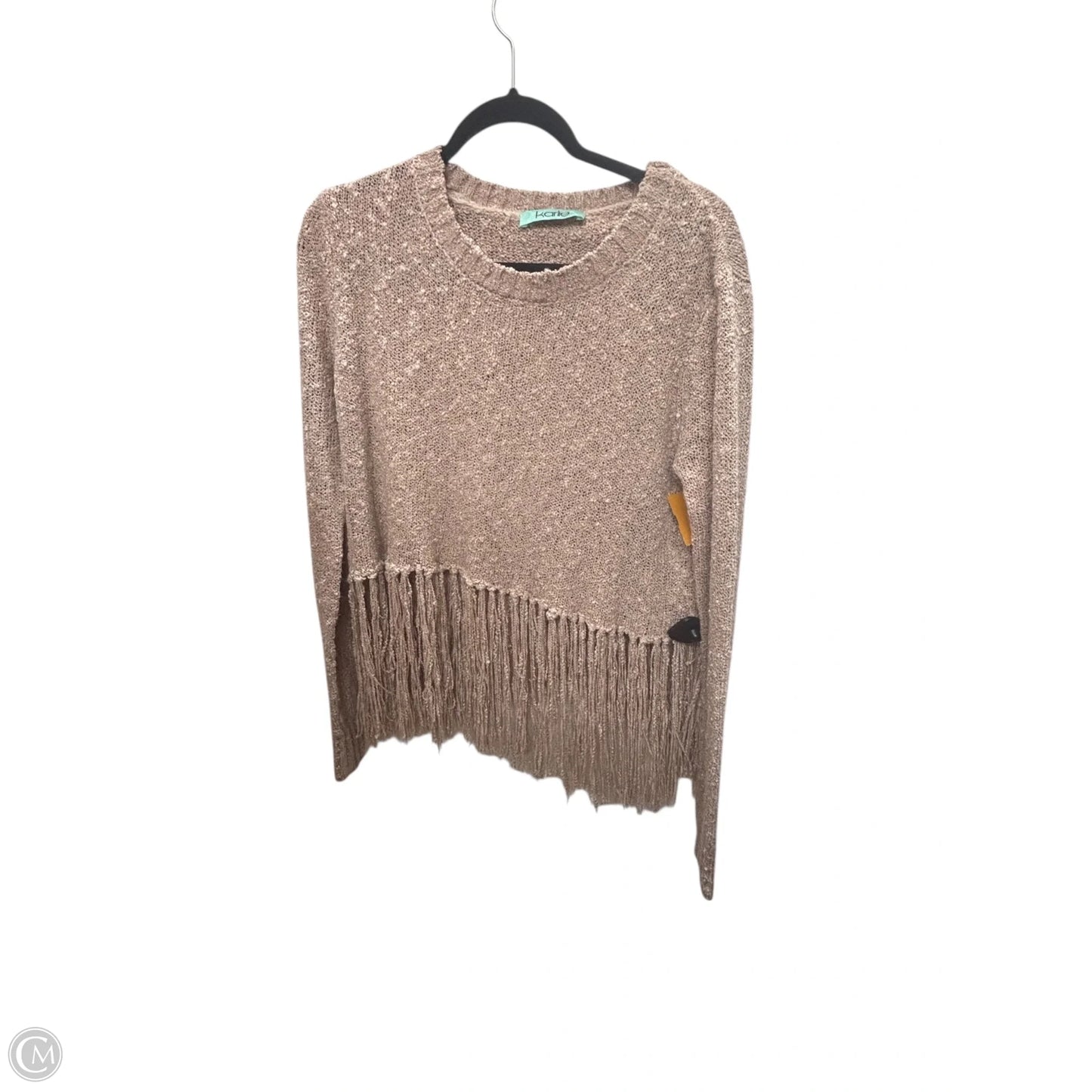 Top Long Sleeve By Karlie In Pink, Size: M