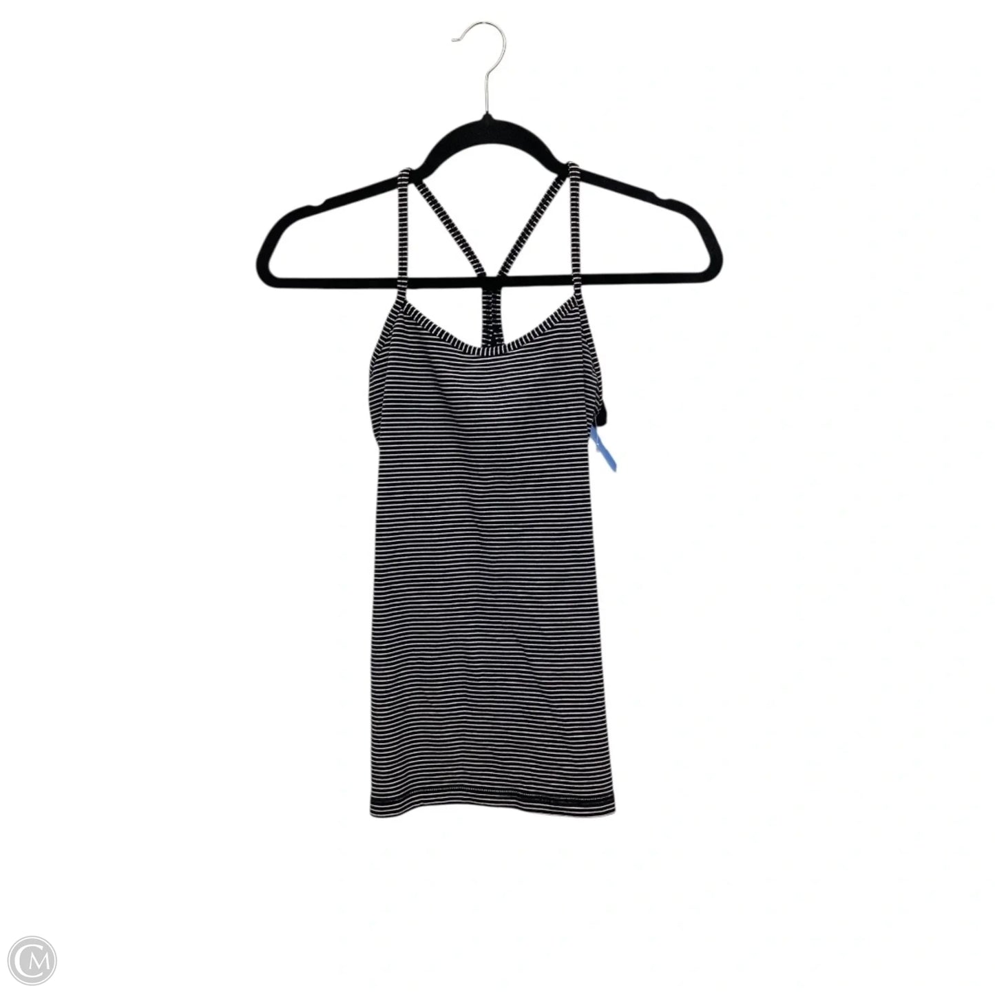 Athletic Tank Top By Lululemon In Black & White, Size: 4
