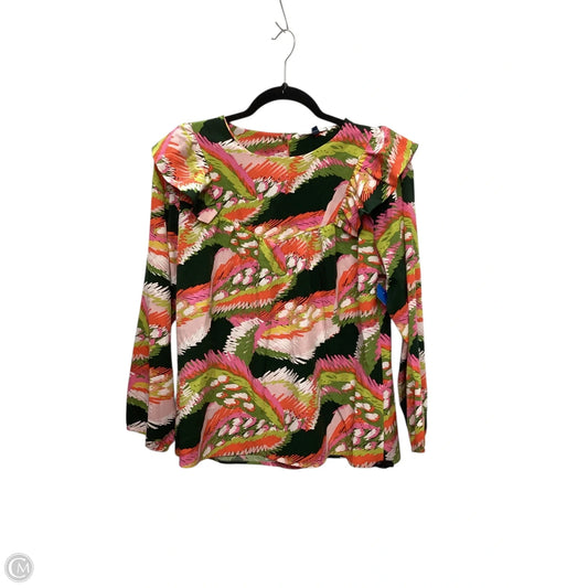 Blouse Long Sleeve By Michelle Mcdowell In Tropical Print, Size: S