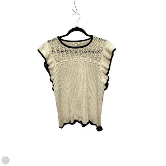 Blouse Sleeveless By Jodifl In Cream, Size: S