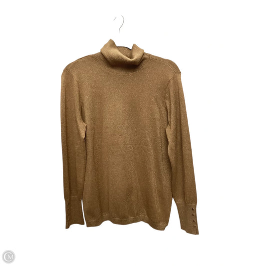 Sweater By Chicos In Gold, Size: M