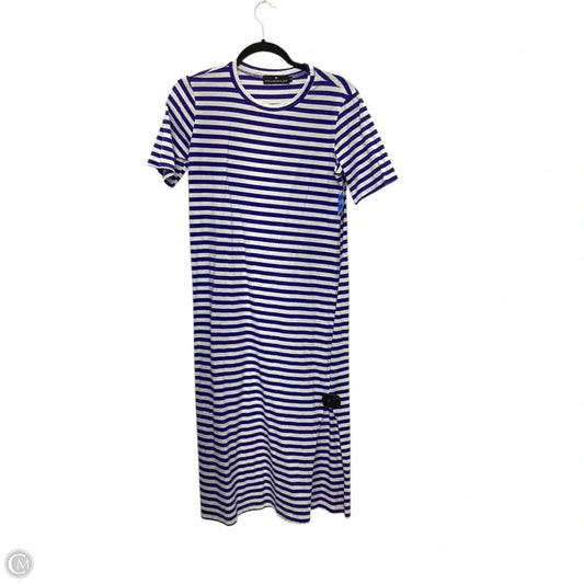 Dress Casual Midi By Pomander Place In Blue, Size: Xs