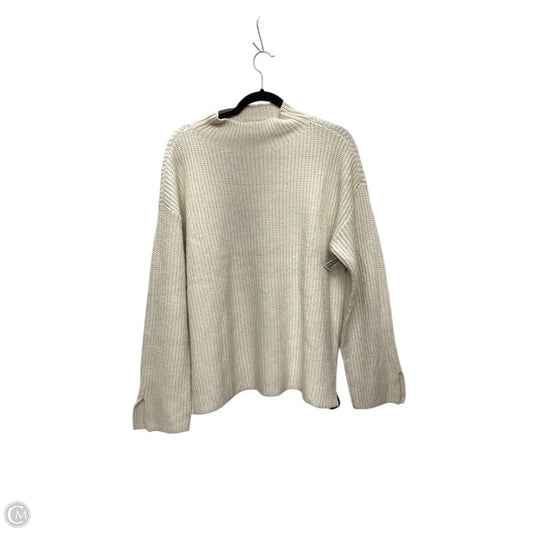 Sweater By Loft In Cream, Size: L